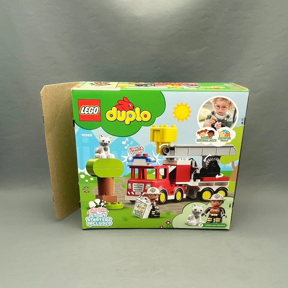 LEGO Duplo Fire Truck 10969 Complete Set with Manual, Box Retired Opened